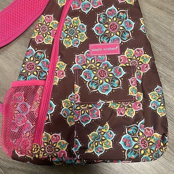 Womens NWOT  SIMPLY SOUTHERN Mandala Collection Sling Backpack - Picture 2 of 6